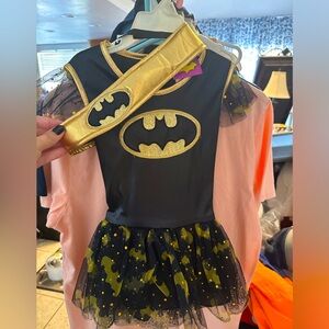 Little Girls Bat Girl Costume size small/ 4/5